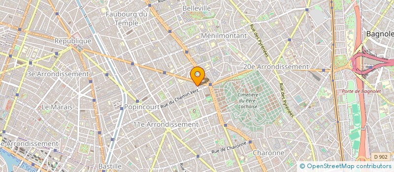 localisation de l'entreprise 904 863 735 à BAGNOLET
