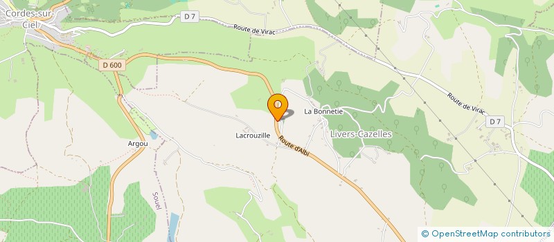 localisation de l'entreprise 904 865 748   LIVERS-CAZELLES