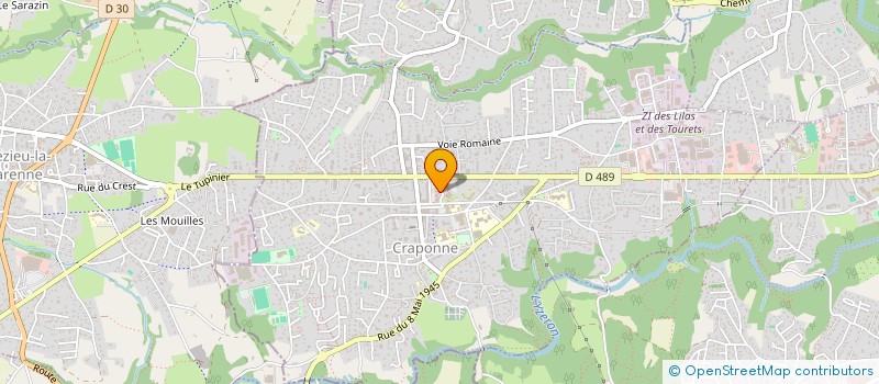localisation de l'entreprise 904 912 029   CRAPONNE