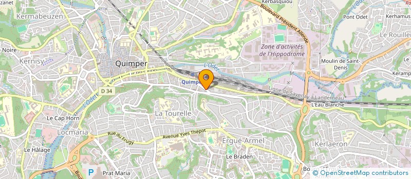 localisation de l'entreprise 904 922 267  à QUIMPER