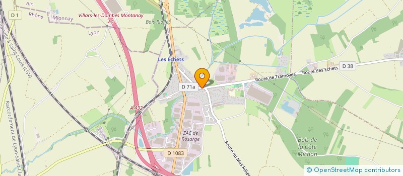 localisation de l'entreprise 904 958 675   MIRIBEL