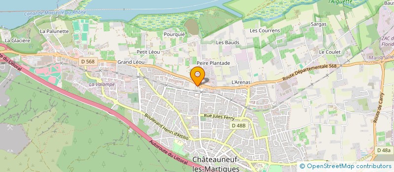 localisation de l'entreprise 905 023 974   CHATEAUNEUF-LES-MARTIGUES
