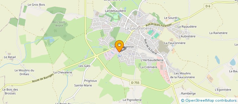 localisation de l'entreprise 905 095 725   LA GAUBRETIERE