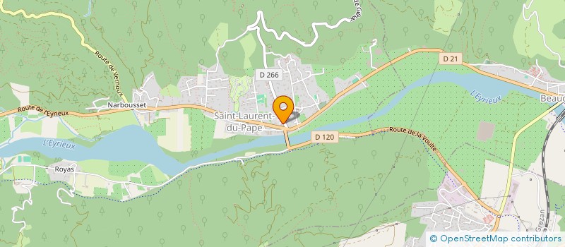 localisation de l'entreprise 905 097 366   SAINT-LAURENT-DU-PAPE