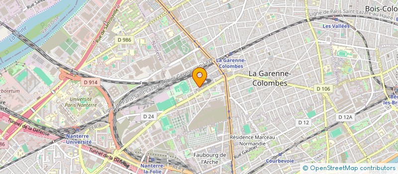 localisation de l'entreprise 905 103 123 à LA GARENNE-COLOMBES