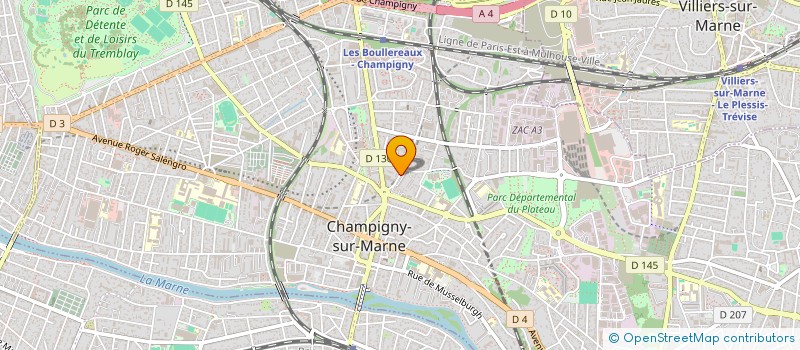 localisation de l'entreprise 905 113 213   CHAMPIGNY-SUR-MARNE
