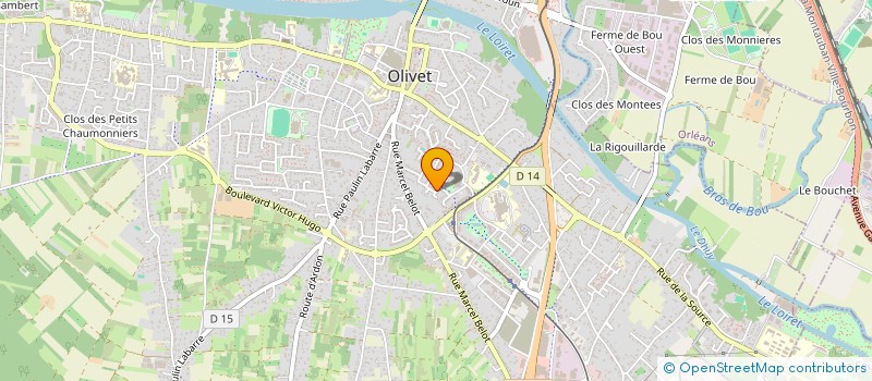 localisation de l'entreprise 905 126 355 à OLIVET