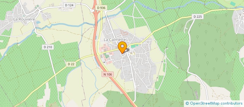 localisation de l'entreprise 905 161 063   LA CALMETTE