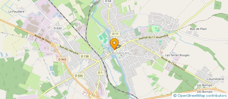 localisation de l'entreprise 905 164 331 à BUZANCAIS