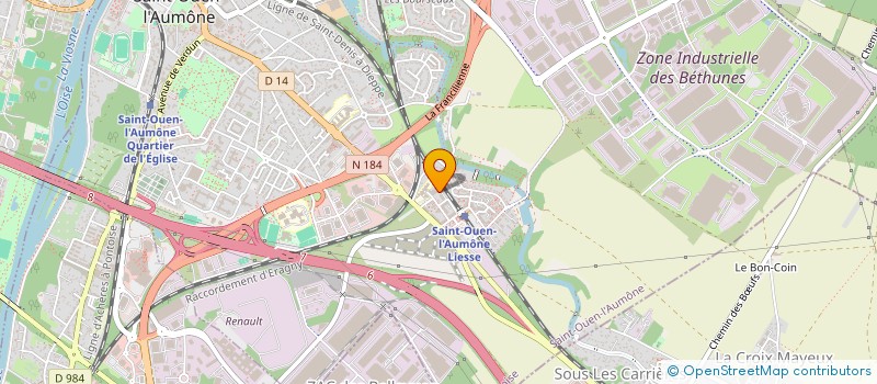 localisation de l'entreprise 905 223 327  à SAINT-OUEN-L'AUMONE