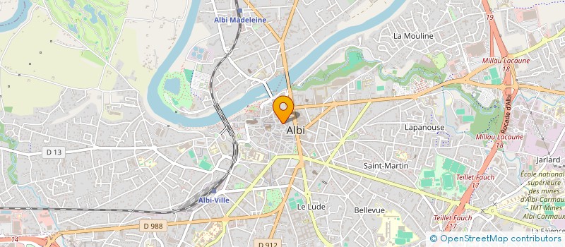 localisation de l'entreprise 905 236 501   ALBI