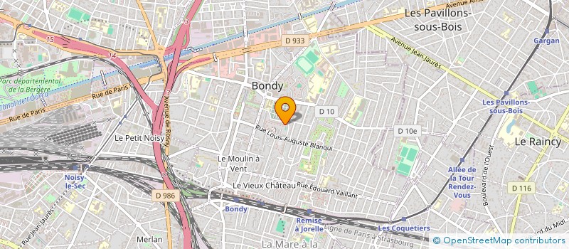 localisation de l'entreprise 905 266 078   BONDY