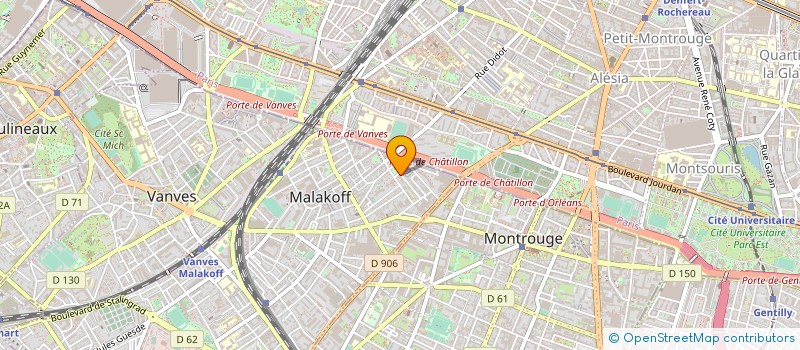 localisation de l'entreprise 905 276 051   MALAKOFF