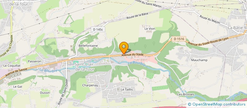 localisation de l'entreprise 905 346 029   SAINT-CLAIR-DE-LA-TOUR