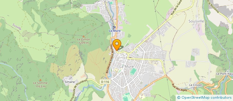 localisation de l'entreprise 905 368 379   LA MURE