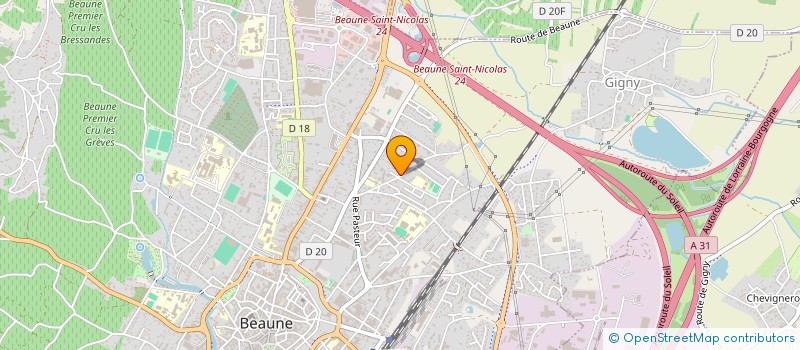 localisation de l'entreprise 905 378 634   BEAUNE