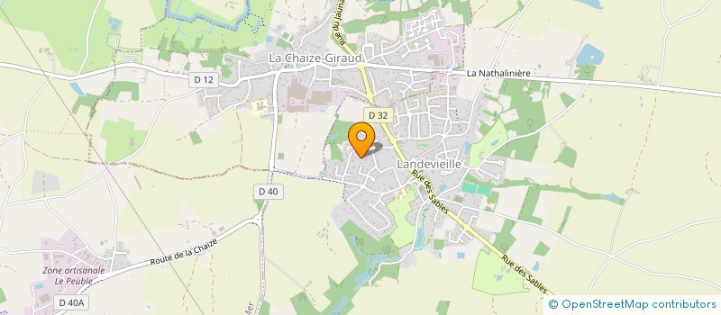 localisation de l'entreprise 905 401 501  à LANDEVIEILLE