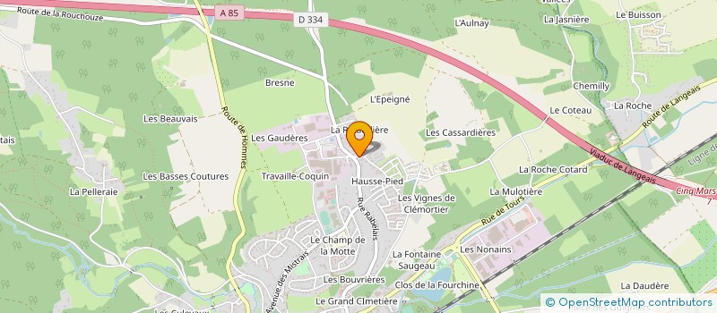 localisation de l'entreprise 907 453 740   LANGEAIS