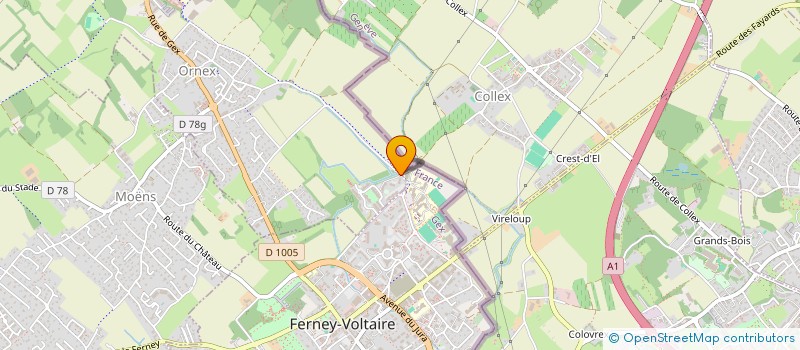 localisation de l'entreprise 907 462 535   ORNEX