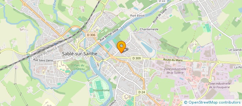 localisation de l'entreprise 907 642 540   SABLE-SUR-SARTHE