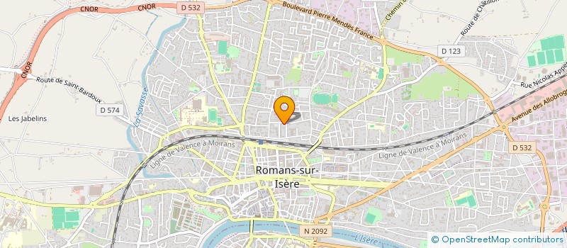 localisation de l'entreprise 907 656 664   ROMANS-SUR-ISERE