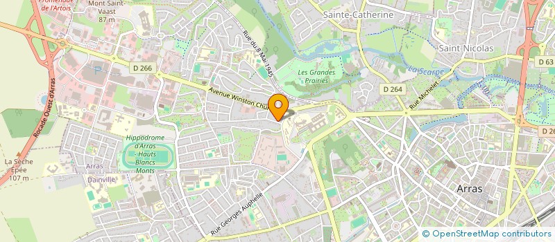 localisation de l'entreprise 907 664 064  à ARRAS