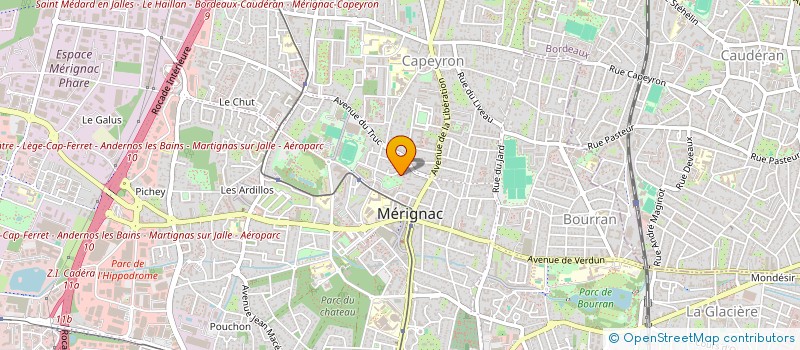 localisation de l'entreprise 907 687 495   MERIGNAC