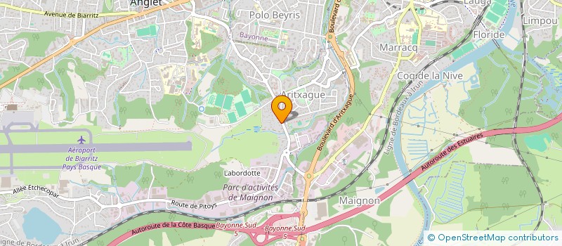 localisation de l'entreprise 907 709 521   ANGLET