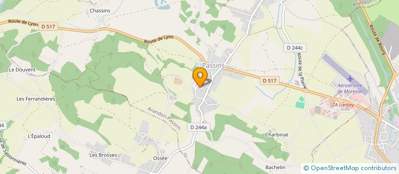 localisation de l'entreprise 907 713 820 à ARANDON-PASSINS