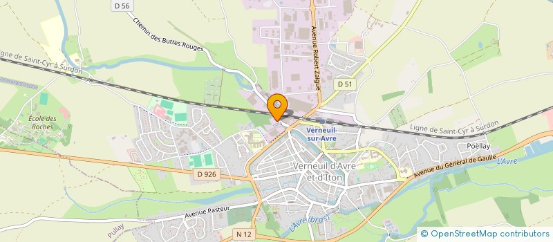 localisation de l'entreprise 907 743 454   VERNEUIL D'AVRE ET D'ITON