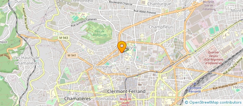 localisation de l'entreprise 907 747 356   CLERMONT-FERRAND