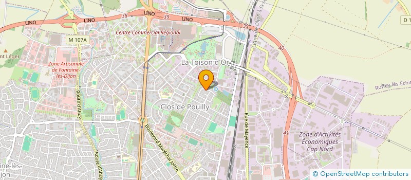 localisation de l'entreprise 907 757 710   DIJON