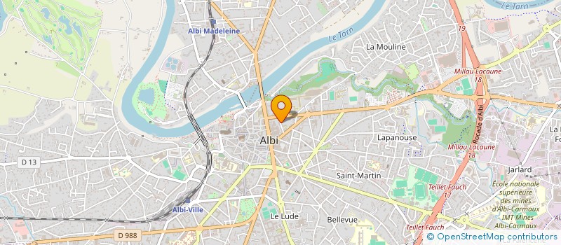 localisation de l'entreprise 907 779 755   ALBI