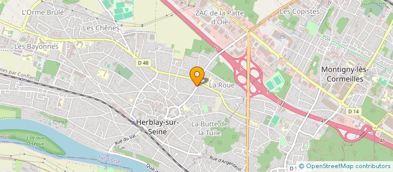 localisation de l'entreprise 907 834 519   HERBLAY-SUR-SEINE