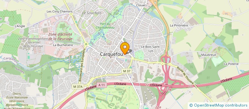 localisation de l'entreprise 907 867 709  à CARQUEFOU