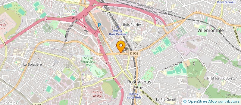 localisation de l'entreprise 907 908 149 à ROSNY SOUS BOIS