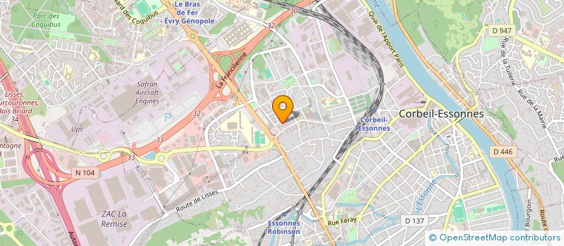 localisation de l'entreprise 907 972 392 à CORBEIL-ESSONNES