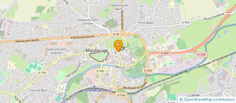 localisation de l'entreprise 907 979 157 à MAUBEUGE
