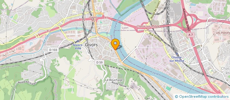 localisation de l'entreprise 908 004 765   GIVORS