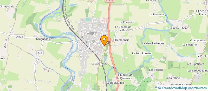 localisation de l'entreprise 908 054 232   CHEVAIGNE