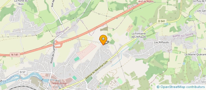 localisation de l'entreprise 908 079 783 à RUELLE-SUR-TOUVRE