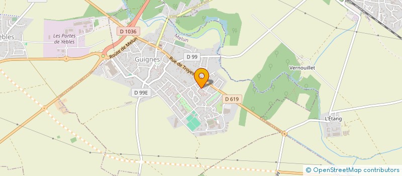 localisation de l'entreprise 908 085 590   GUIGNES