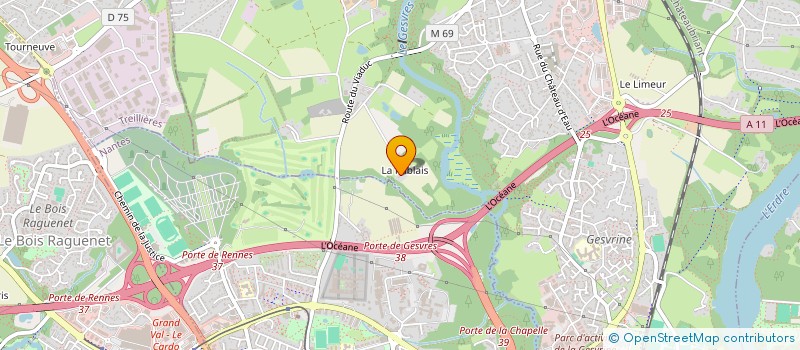 localisation de l'entreprise 908 108 848  à LA CHAPELLE-SUR-ERDRE