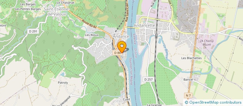 localisation de l'entreprise 908 119 027 à ANDANCE