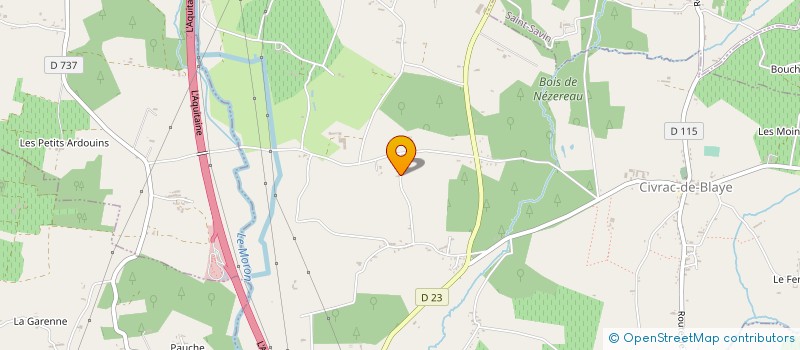 localisation de l'entreprise 908 122 013   SAINT-GIRONS-D'AIGUEVIVES