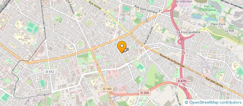 localisation de l'entreprise 908 136 161 à ANGERS