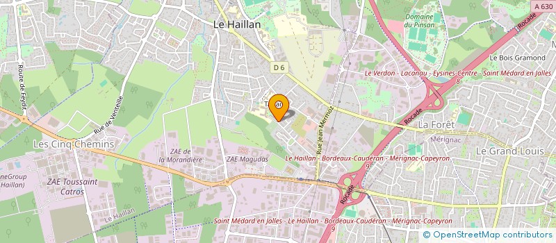 localisation de l'entreprise 908 145 469   LE HAILLAN