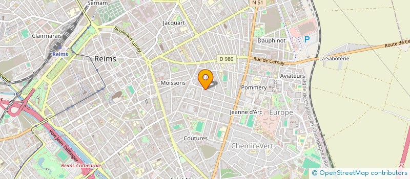 localisation de l'entreprise 908 216 302   REIMS