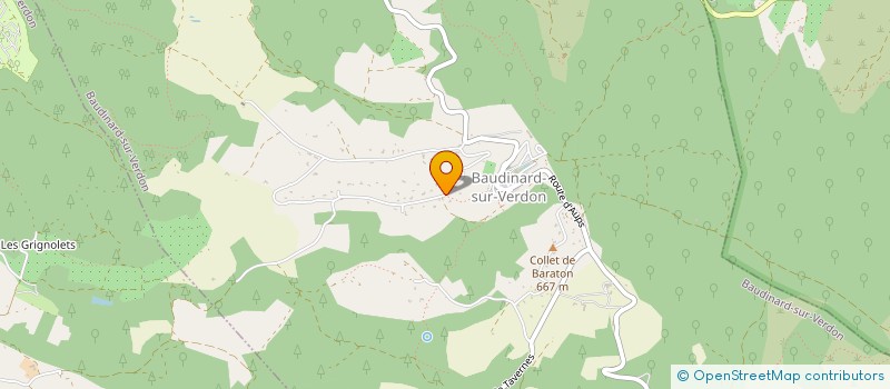localisation de l'entreprise 908 251 150 à BAUDINARD-SUR-VERDON
