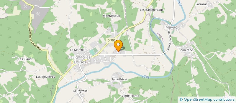 localisation de l'entreprise 908 263 726   SAVIGNAC-LES-EGLISES